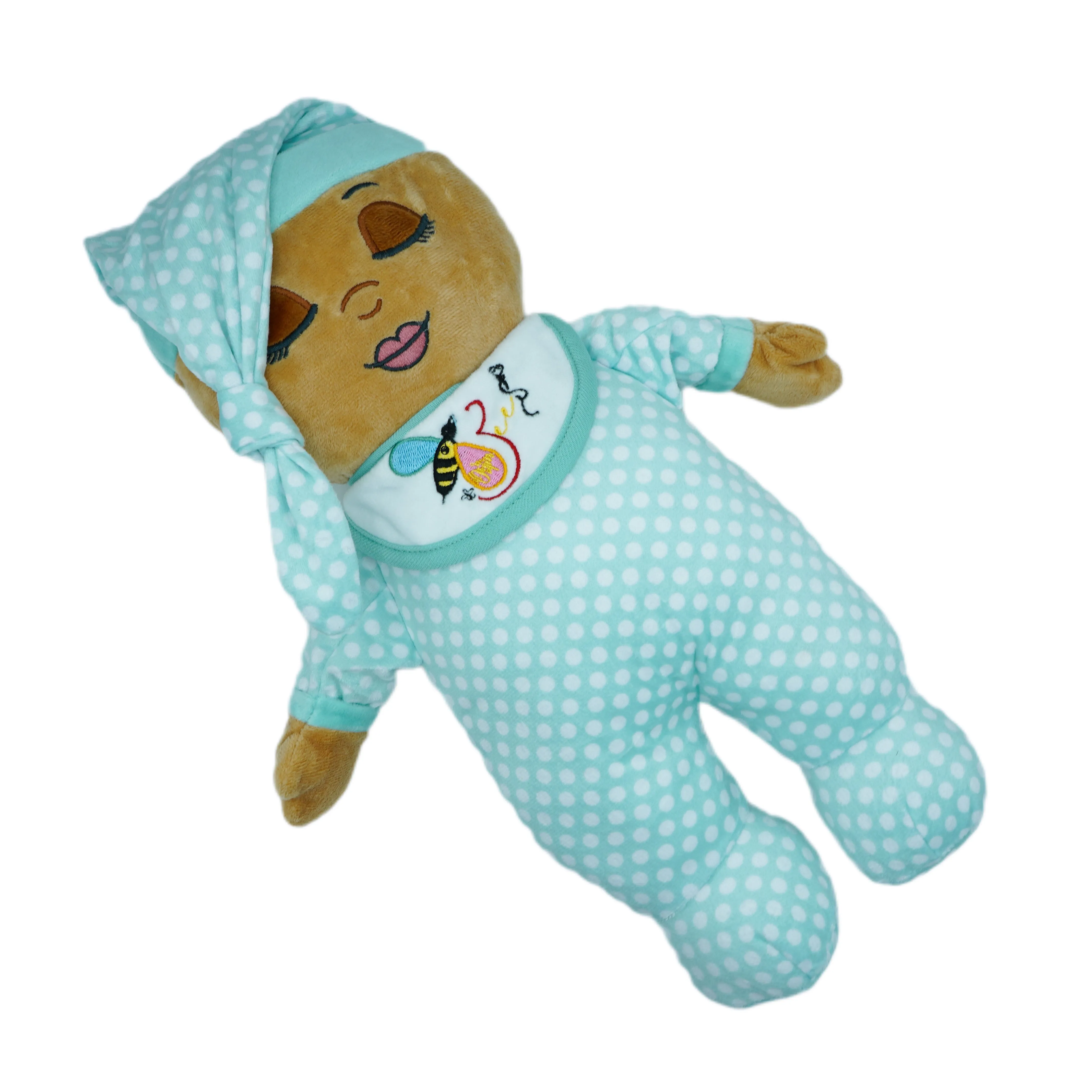 Nu'Bee Plush Baby Doll - Mint