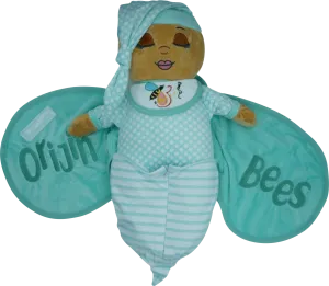 Nu'Bee Plush Baby Doll - Mint