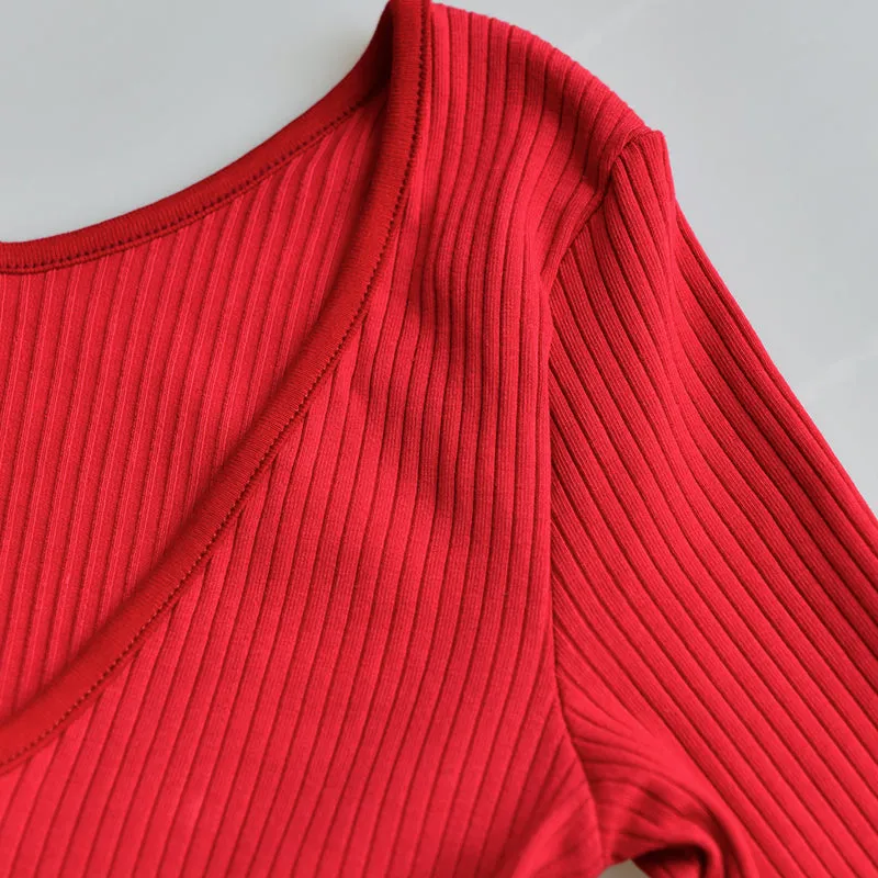 Off Shoulder Ribbed Knitted Sexy Bodysuit Women Black V Neck Summer Slim Rompers Womens Jumpsuit Winter Basic Bodysuits