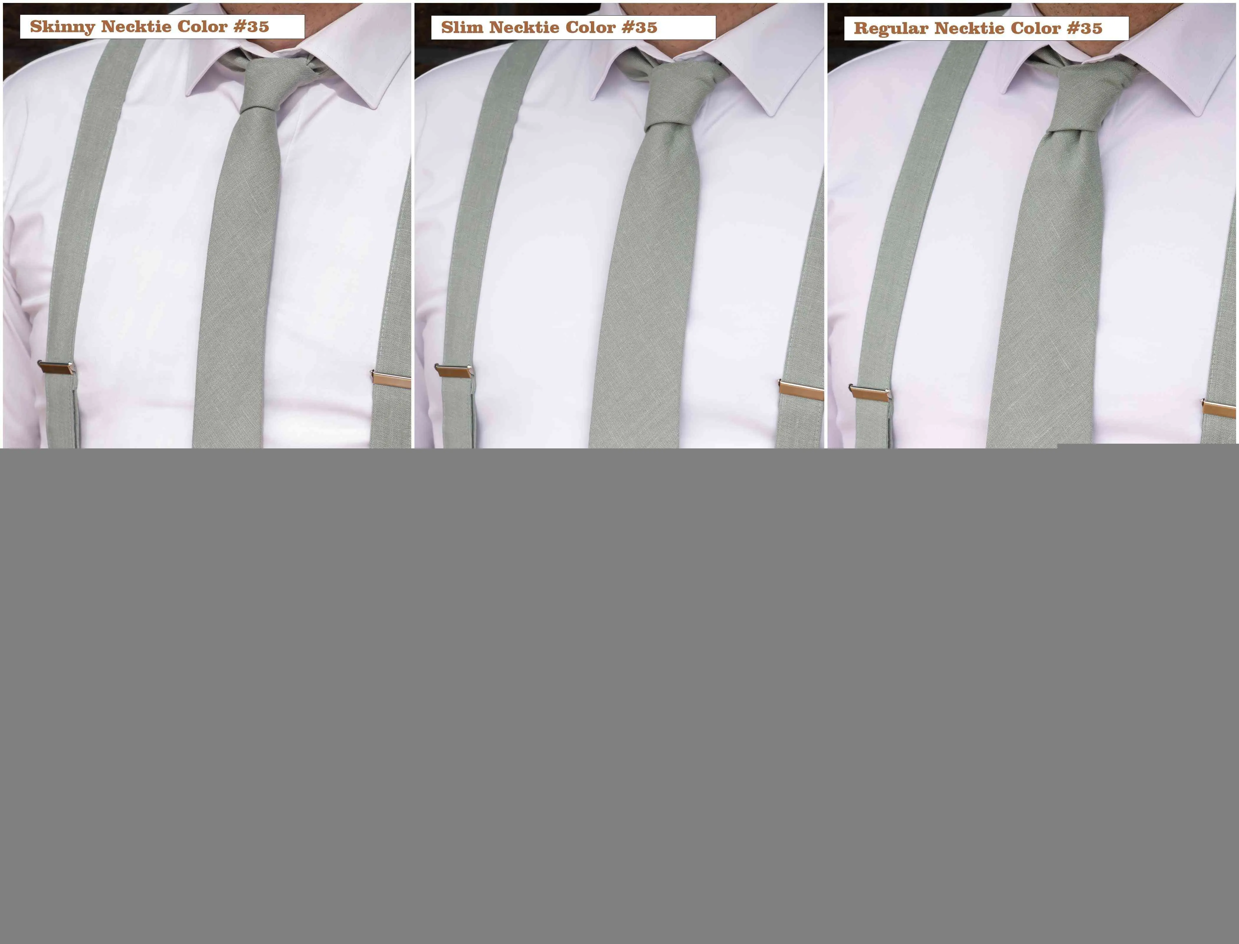 Olive Green Linen Bow Tie & Pocket Square | Wedding Accessory for All Ages