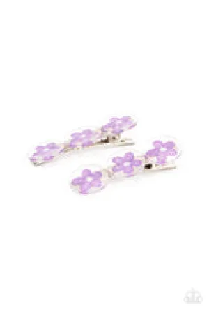 Pamper Me in Posies - Purple ♥ Hair Clip FINAL 54