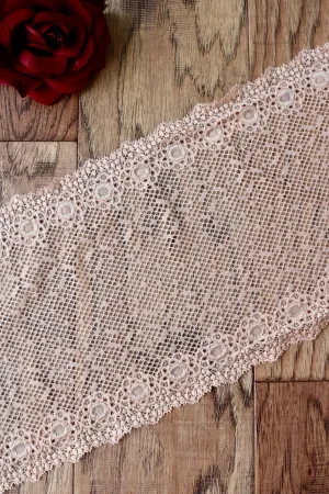 Pearl 7.5" Wide Stretch Lace