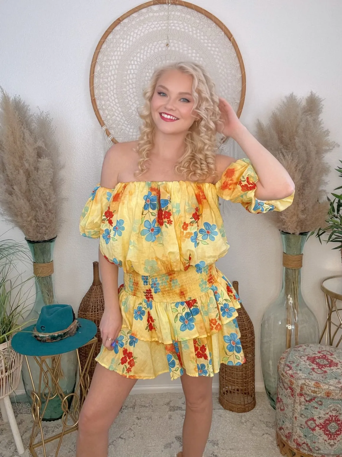 Perfectly Paradise Top and Skirt Set