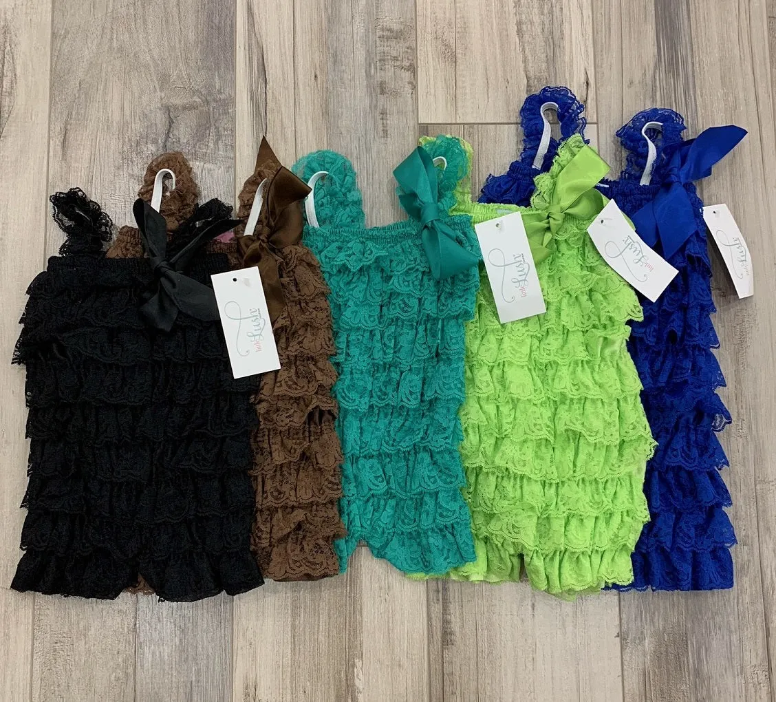 Petti Lace Rompers (multiple colours)