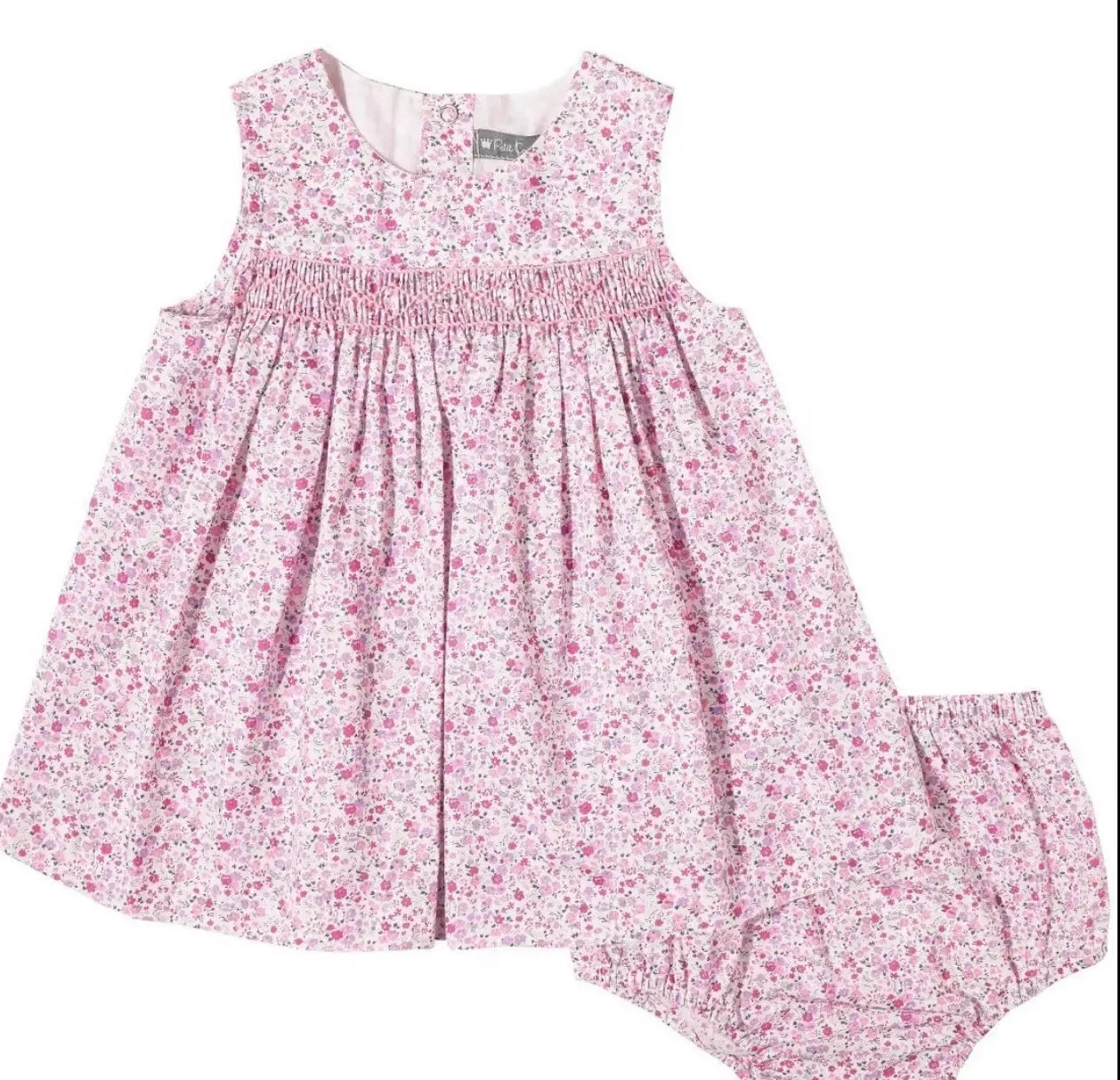 Pink Smocked Liberty Dress