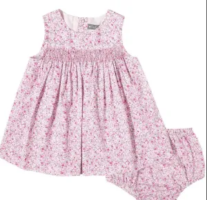 Pink Smocked Liberty Dress
