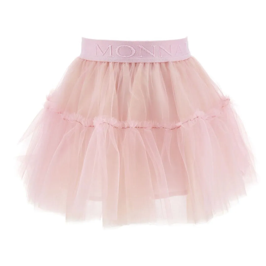 Pink Tulle Skirt & Top Set