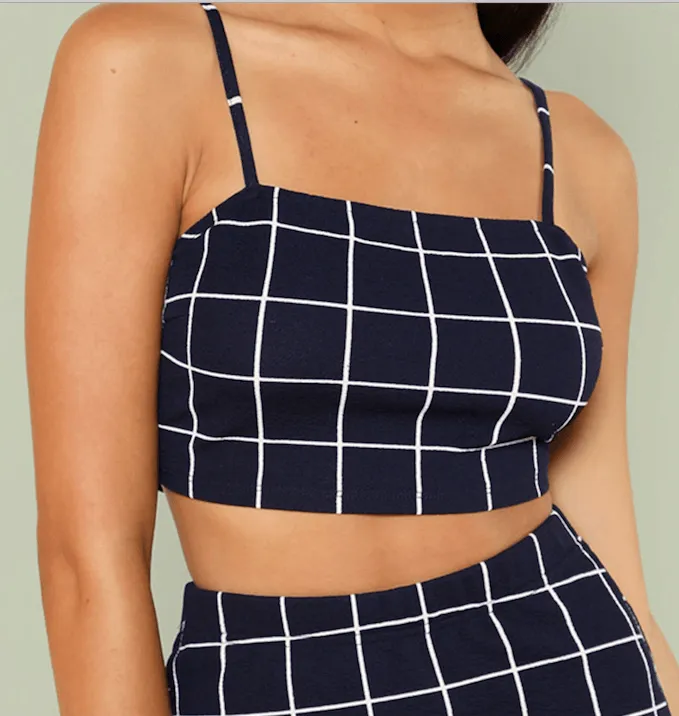 PLAID PERFECT TWO PIECE SET