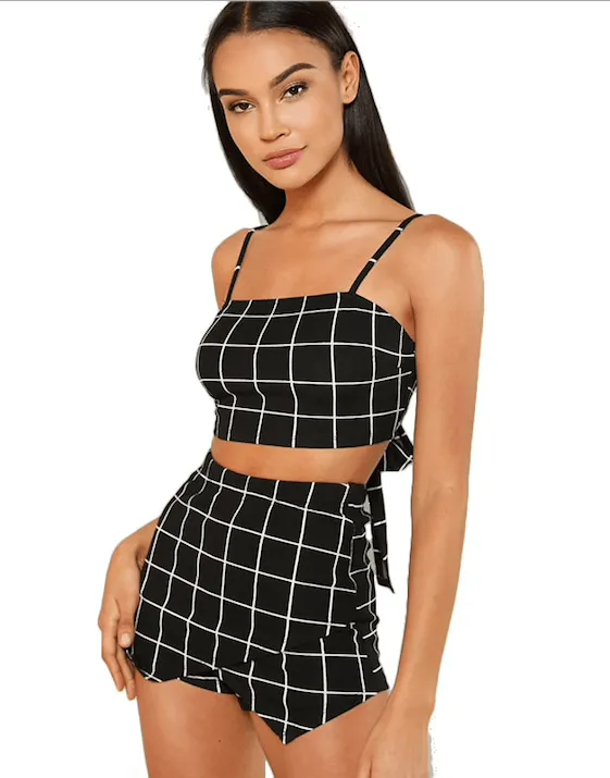 PLAID PERFECT TWO PIECE SET