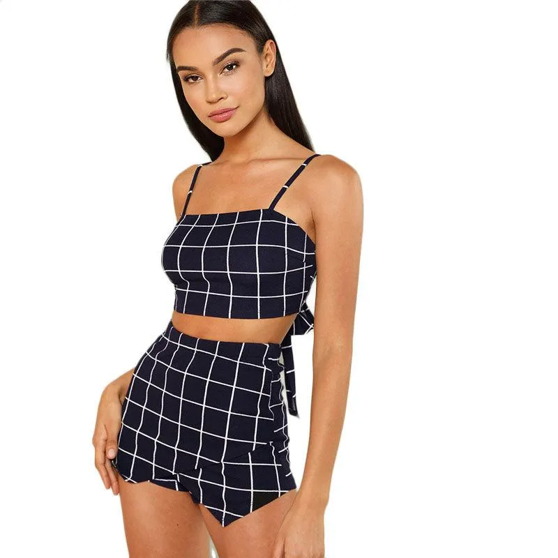 PLAID PERFECT TWO PIECE SET