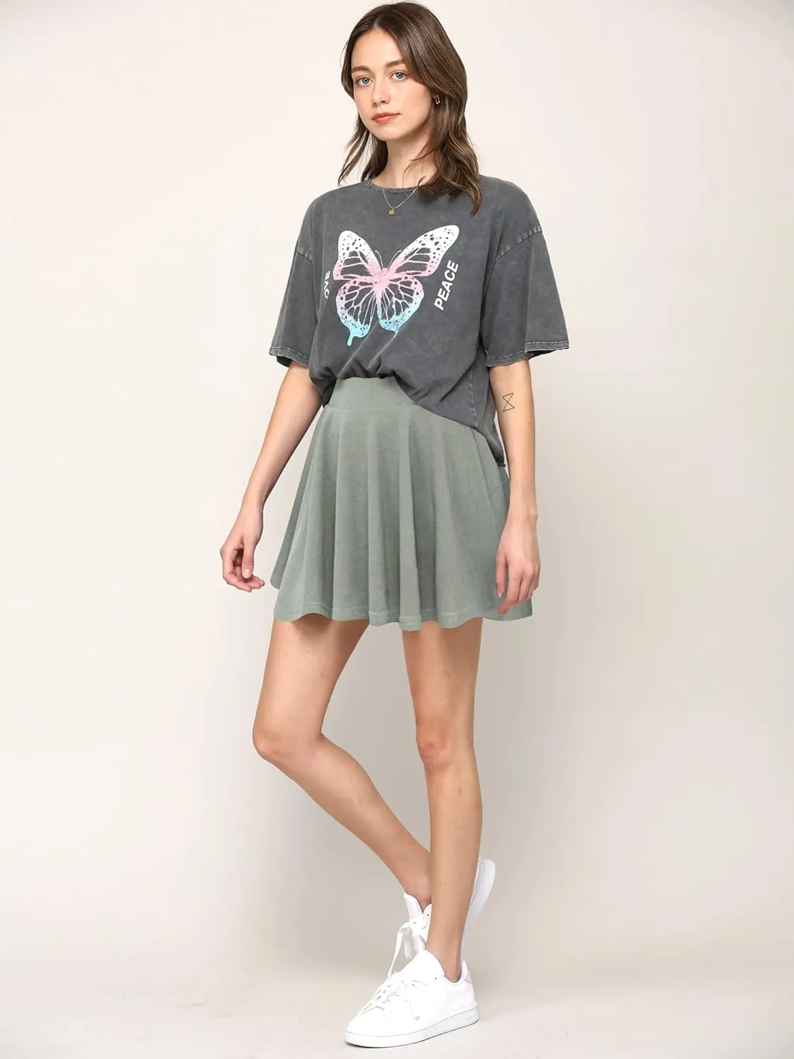 Pleated Skirts for Women and Girls  Stylish Skirt with Shorts Underneath
