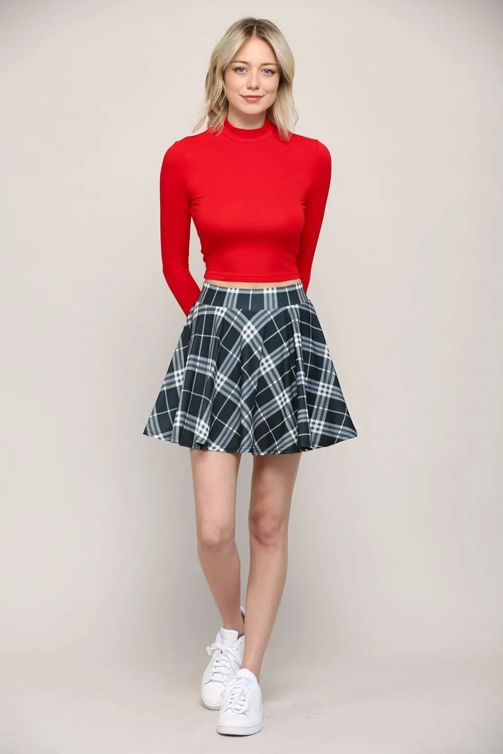 Pleated Skirts for Women and Girls  Stylish Skirt with Shorts Underneath