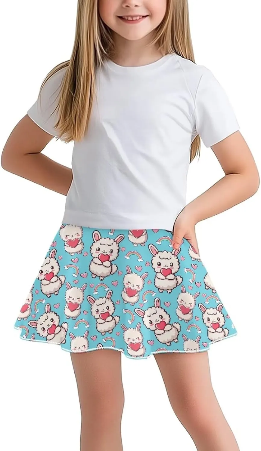 Pleated Skirts Girls' Tennis Skirts Golf Skort Athletic Skirts with Shorts