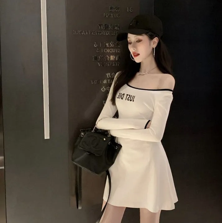 Popular All-Matching Fitted Sexy Slimming Mix Colours Cotton Dress Women A-Line dress