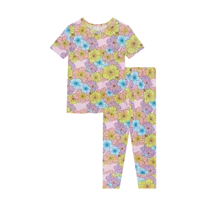 Posh Peanut Basic Short Sleeve Pajamas - Kourtney