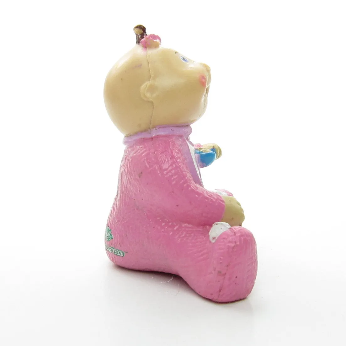 Preemie Girl Eating Cereal Vintage Cabbage Patch Kids Miniature Figurine