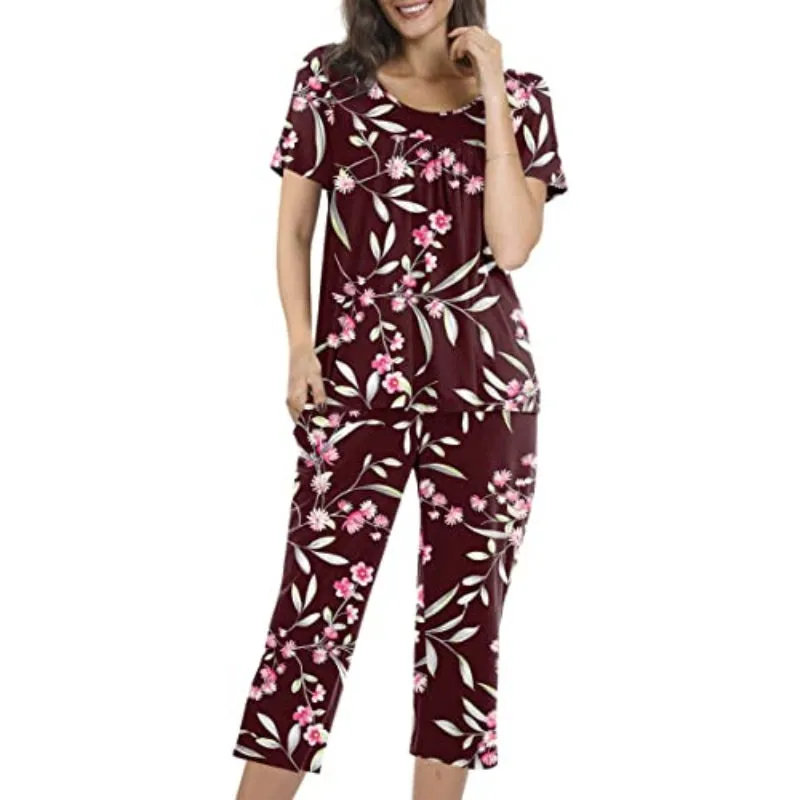 Printed Women's Pajama Sets