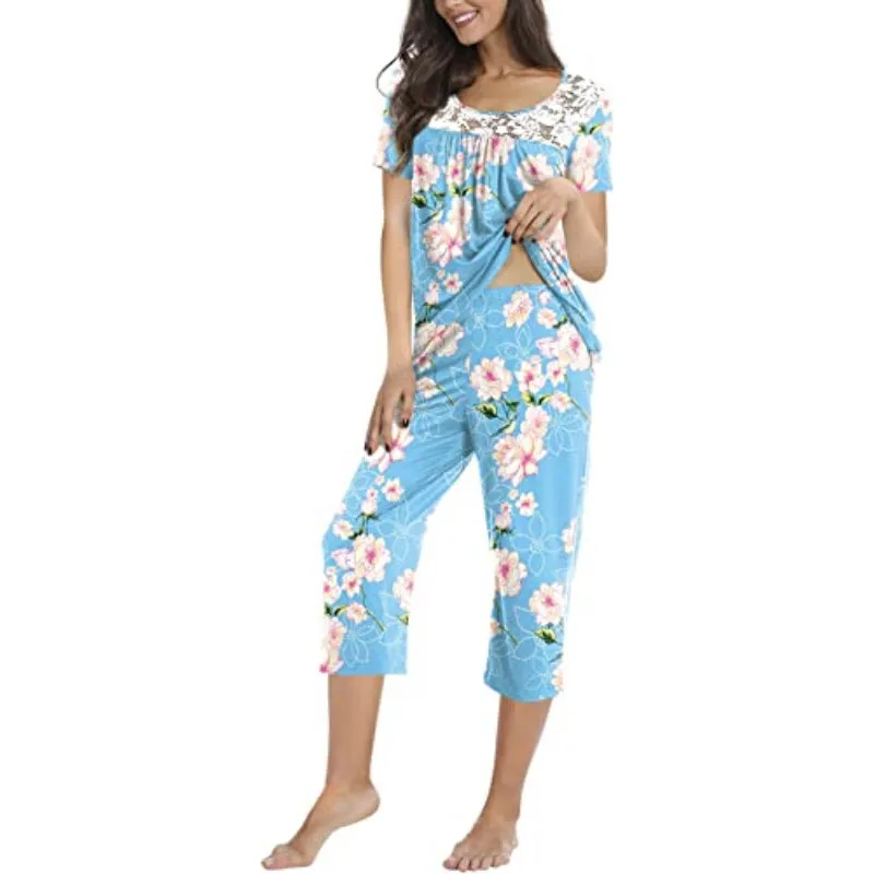 Printed Women's Pajama Sets