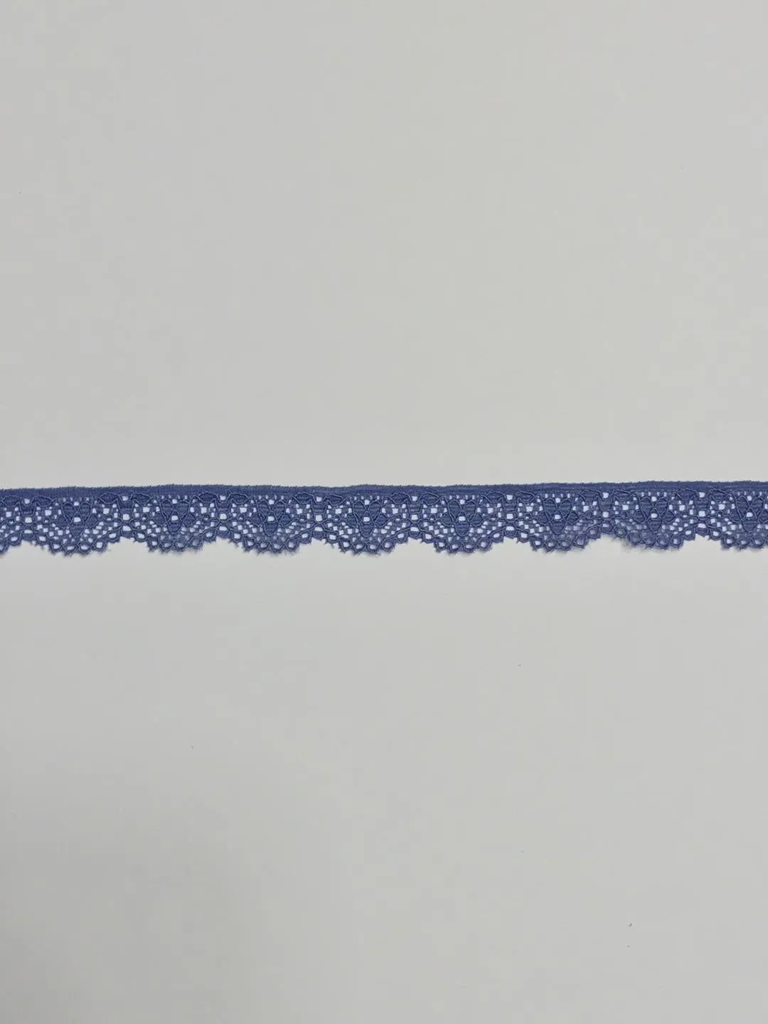 Puff Blue .5" Wide Stretch Lace