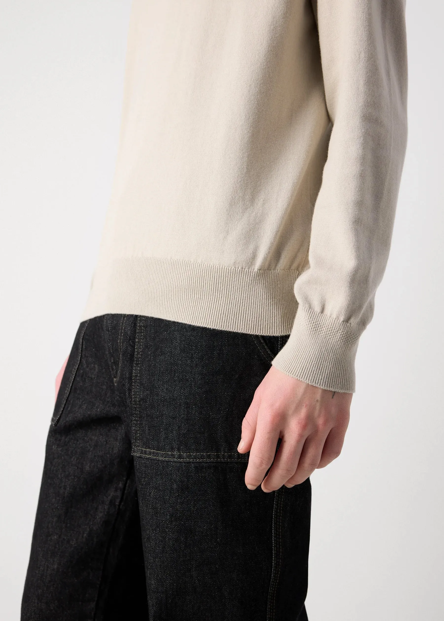 Pull camionneur BOSS beige en cachemire