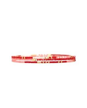 Pura Vida Be Mine Stretch Bracelet Set of 3