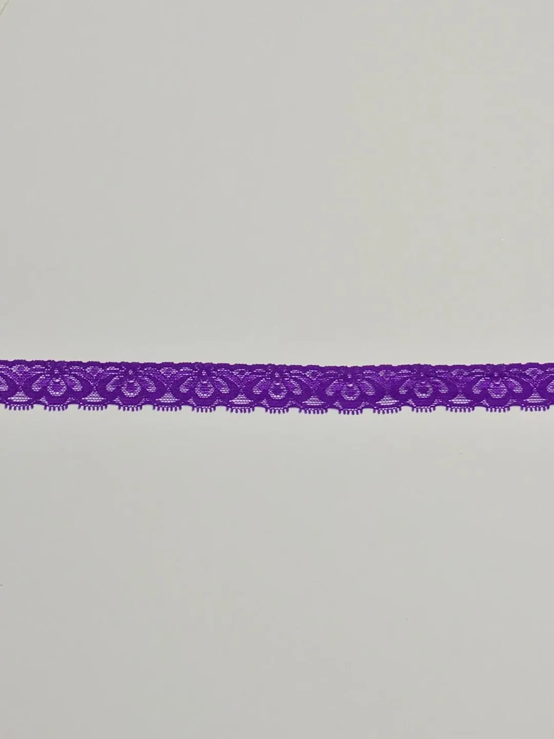 Purple 1" Wide Stretch Lace