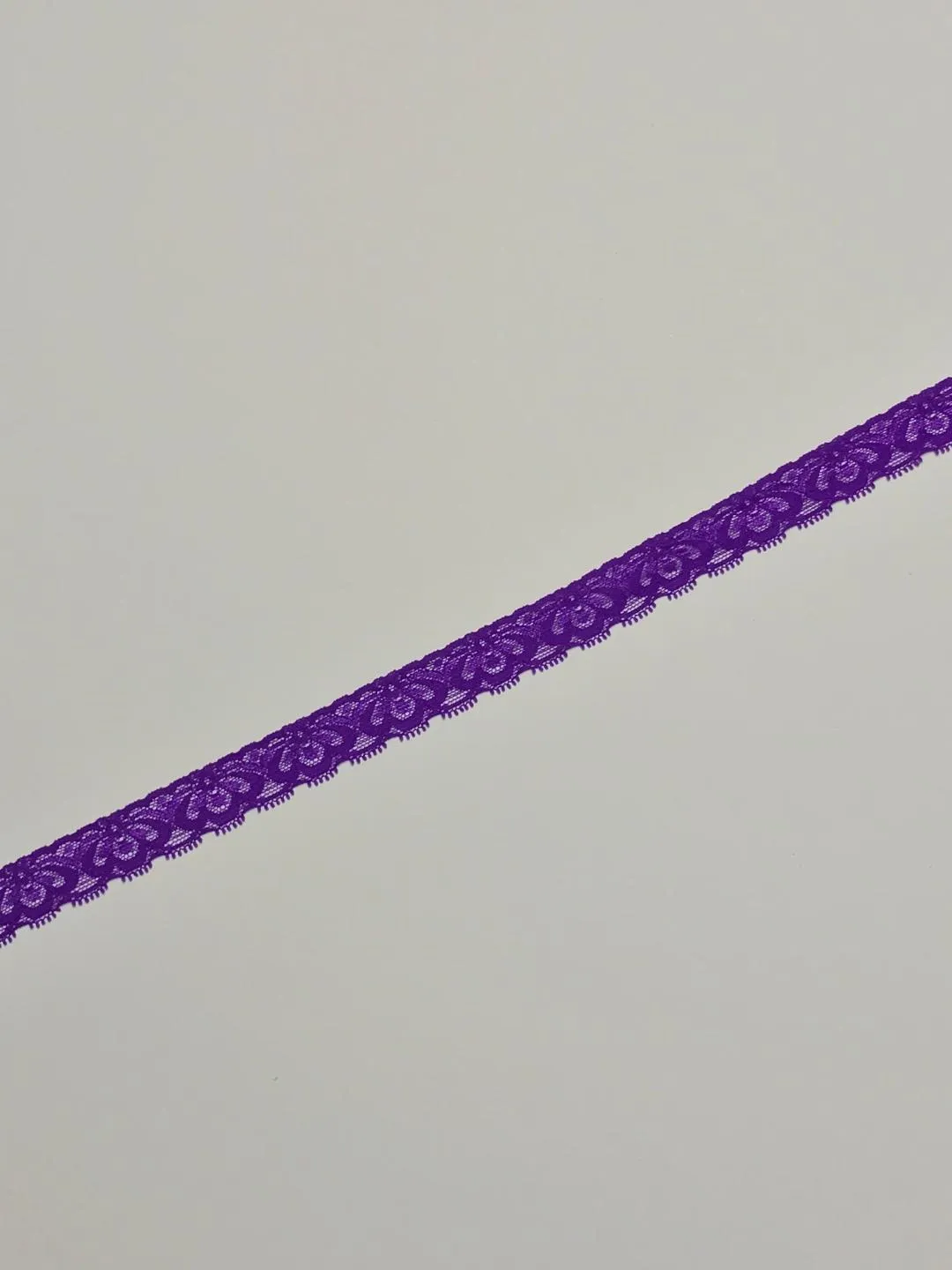 Purple 1" Wide Stretch Lace