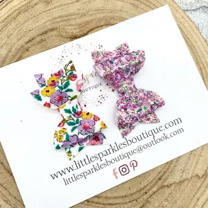 Purple Floral MIni Set