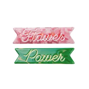 "Flower Power" Hair Clips