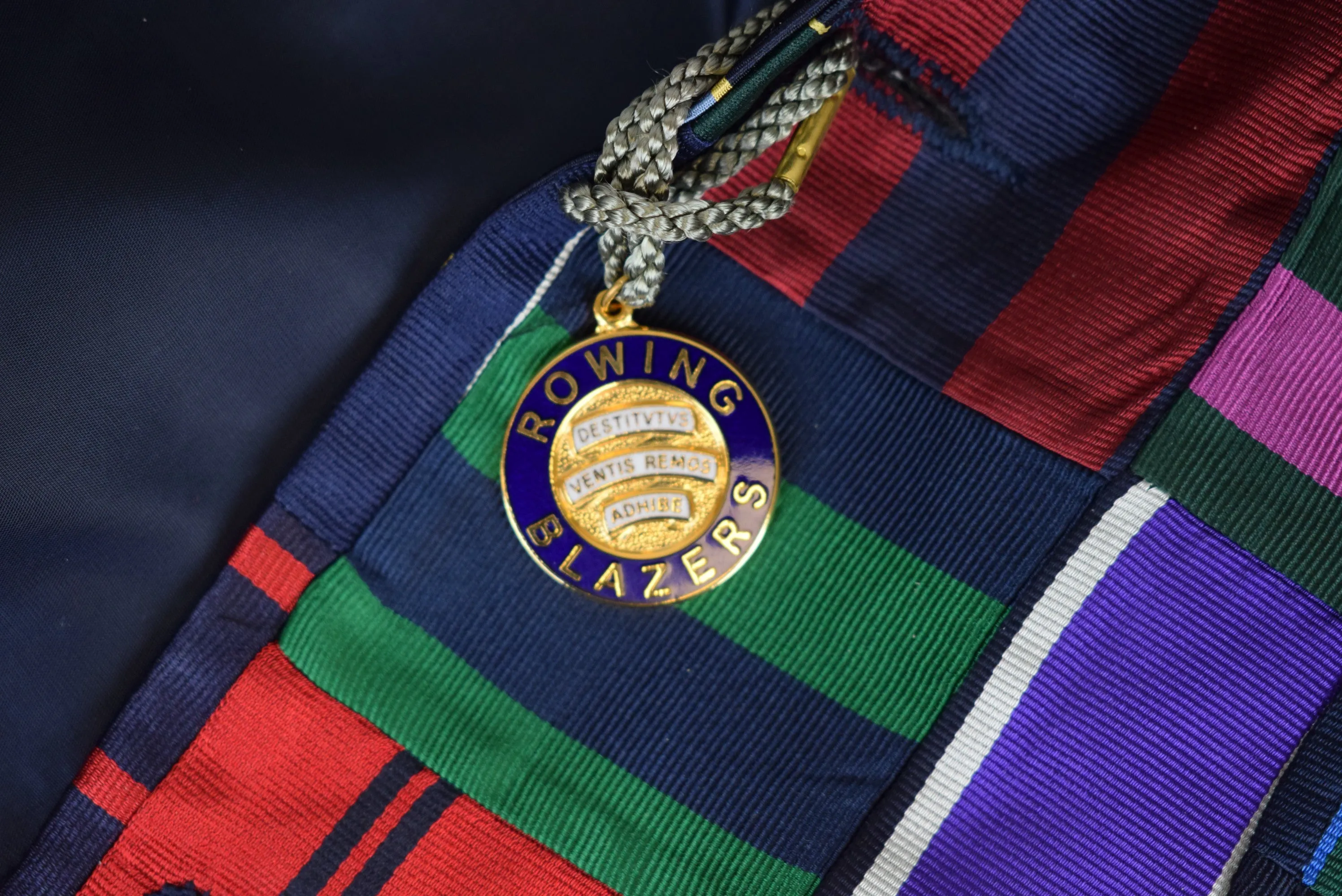 "Rowing Blazers Tie Patchwork Jacket" Sz 44R (NWT & RB Garment Bag) (SOLD)