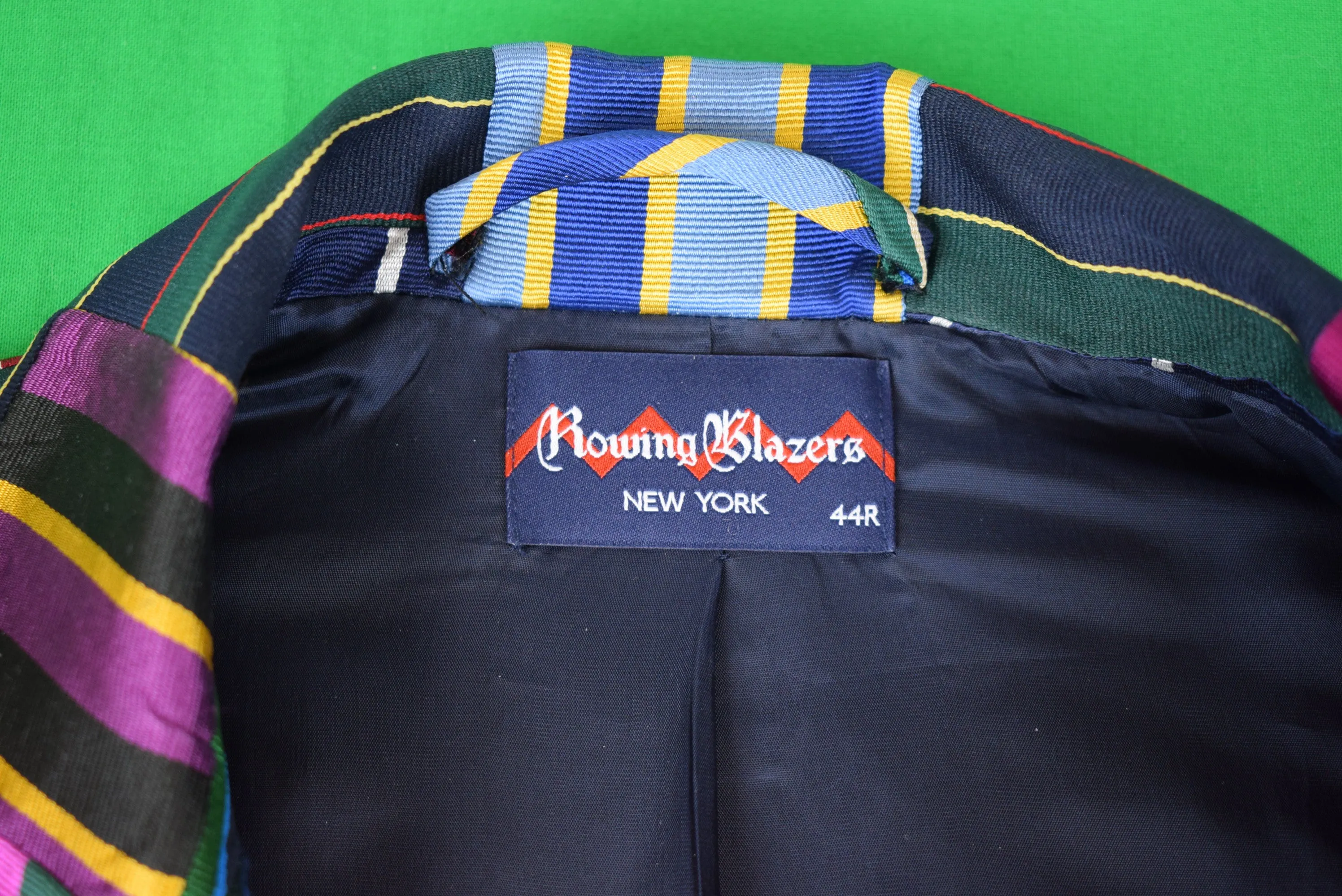 "Rowing Blazers Tie Patchwork Jacket" Sz 44R (NWT & RB Garment Bag) (SOLD)