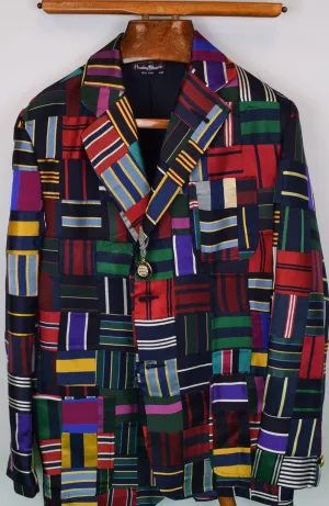 "Rowing Blazers Tie Patchwork Jacket" Sz 44R (NWT & RB Garment Bag) (SOLD)
