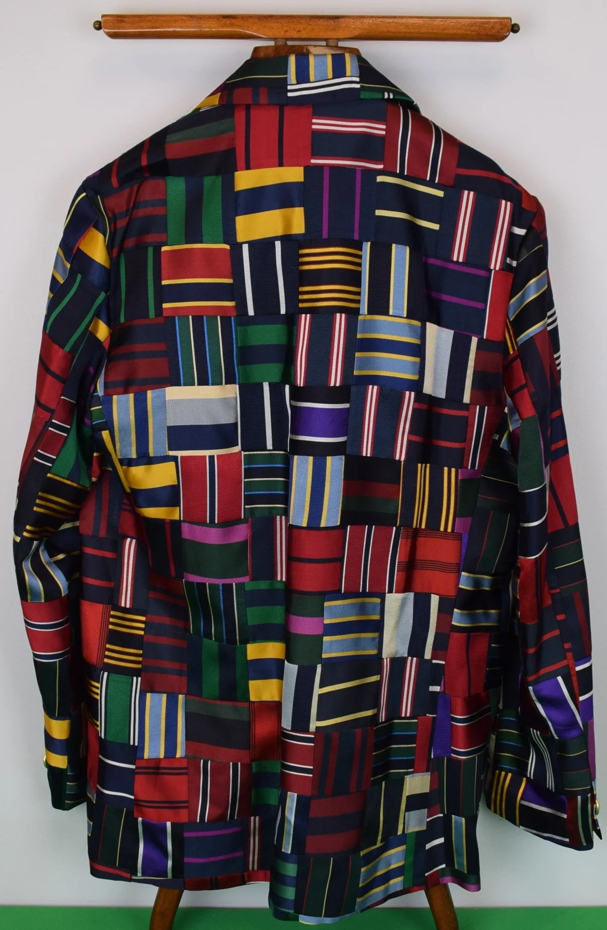 "Rowing Blazers Tie Patchwork Jacket" Sz 44R (NWT & RB Garment Bag) (SOLD)