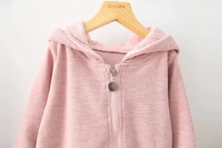 Rabbit Ear Hoodie Baby Rompers