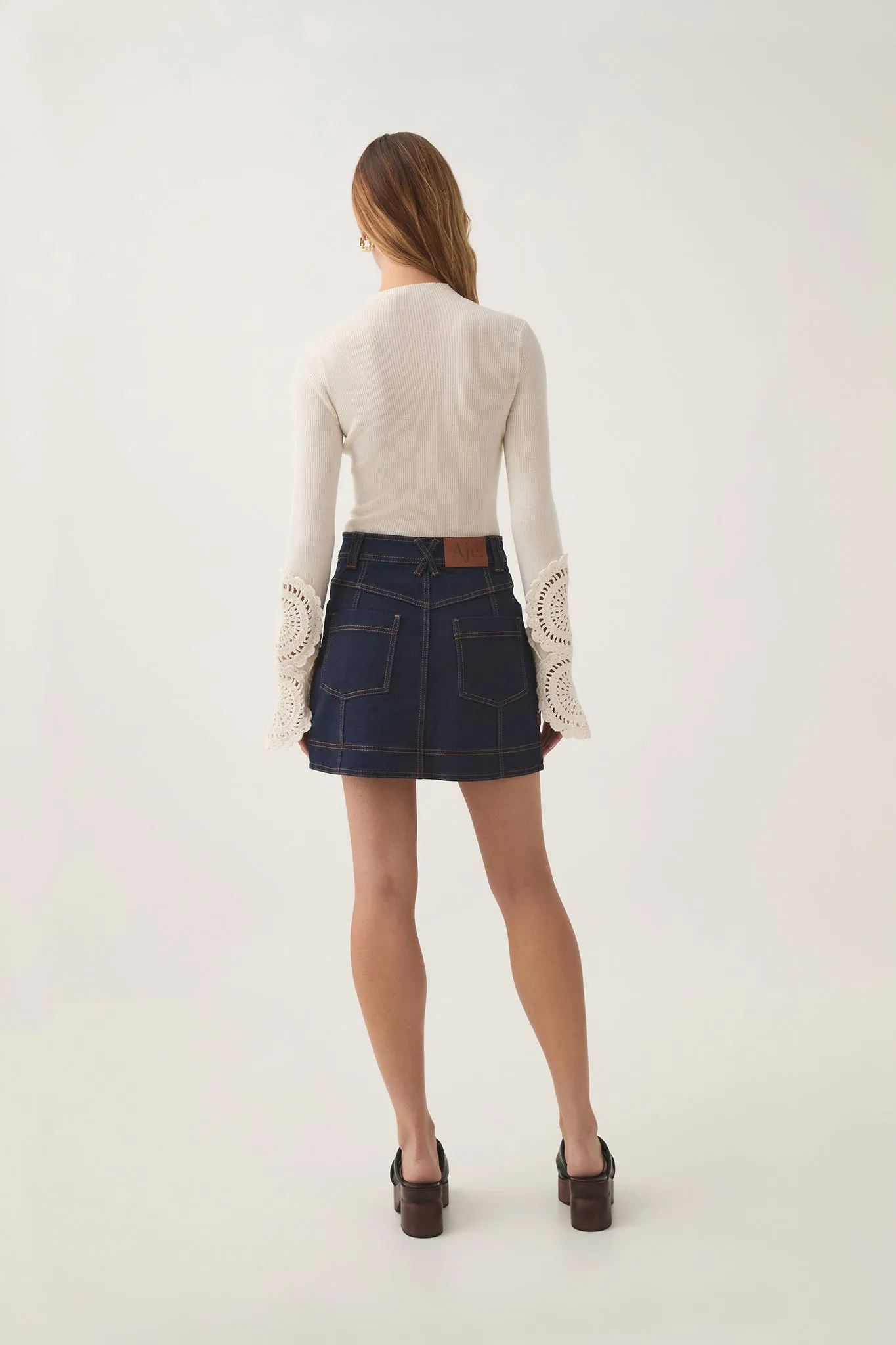 Resonance Denim Mini Skirt