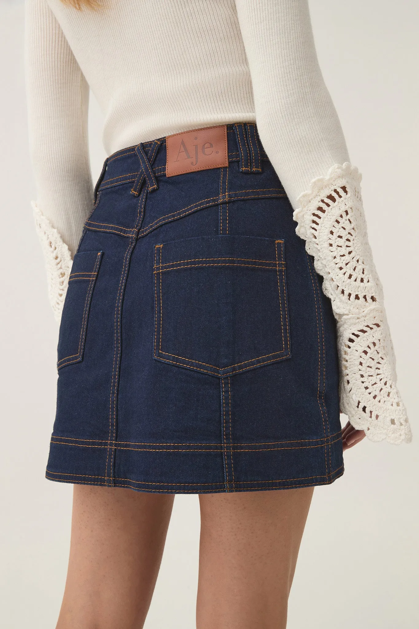 Resonance Denim Mini Skirt