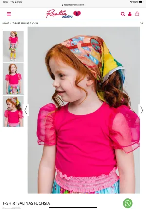 Rosalita Senoritas - Salinas T shirt - Fushia