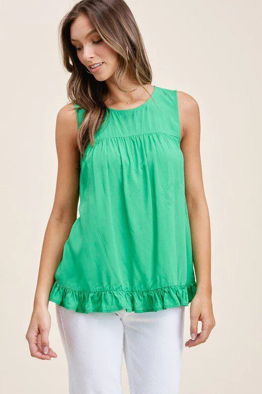 Ruffle Hem Top