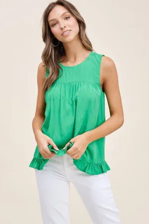 Ruffle Hem Top