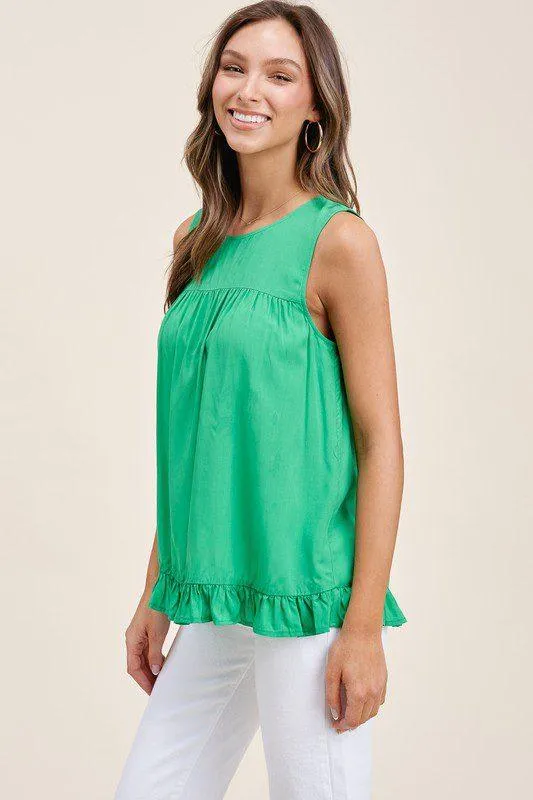Ruffle Hem Top
