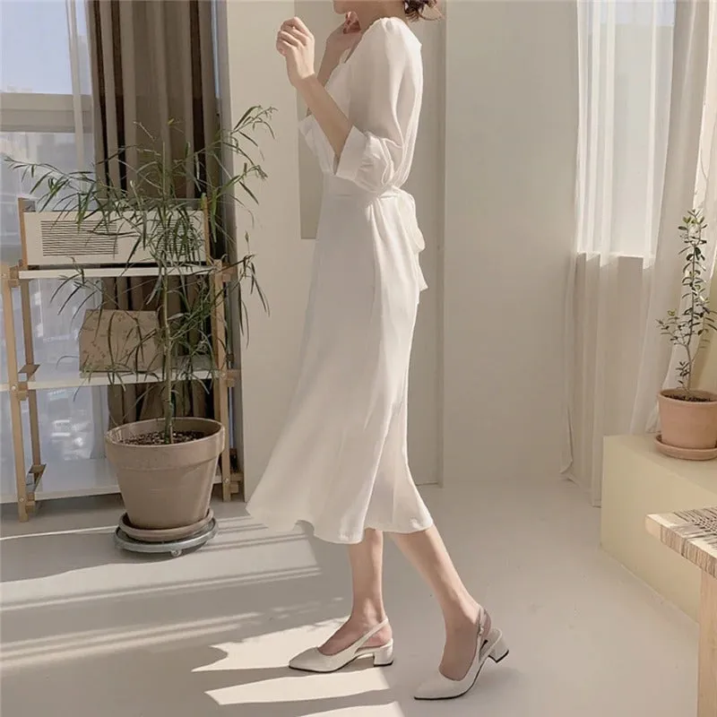 S-XL Plus Size Boho Party Chiffon Vintage oversize  Long Summer Dress