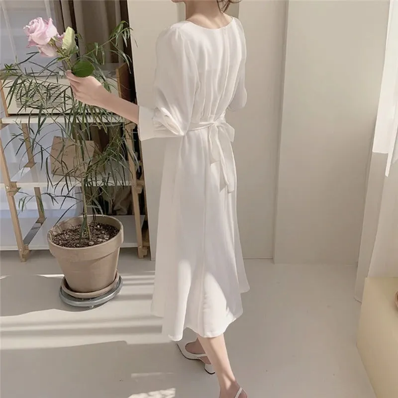 S-XL Plus Size Boho Party Chiffon Vintage oversize  Long Summer Dress