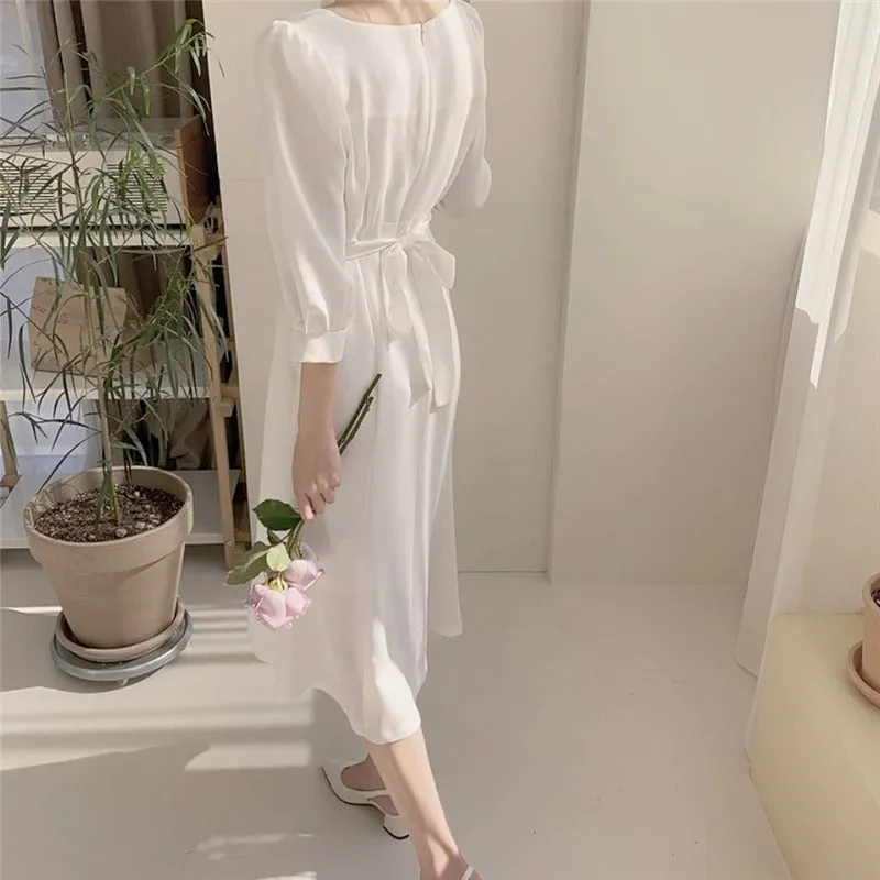 S-XL Plus Size Boho Party Chiffon Vintage oversize  Long Summer Dress