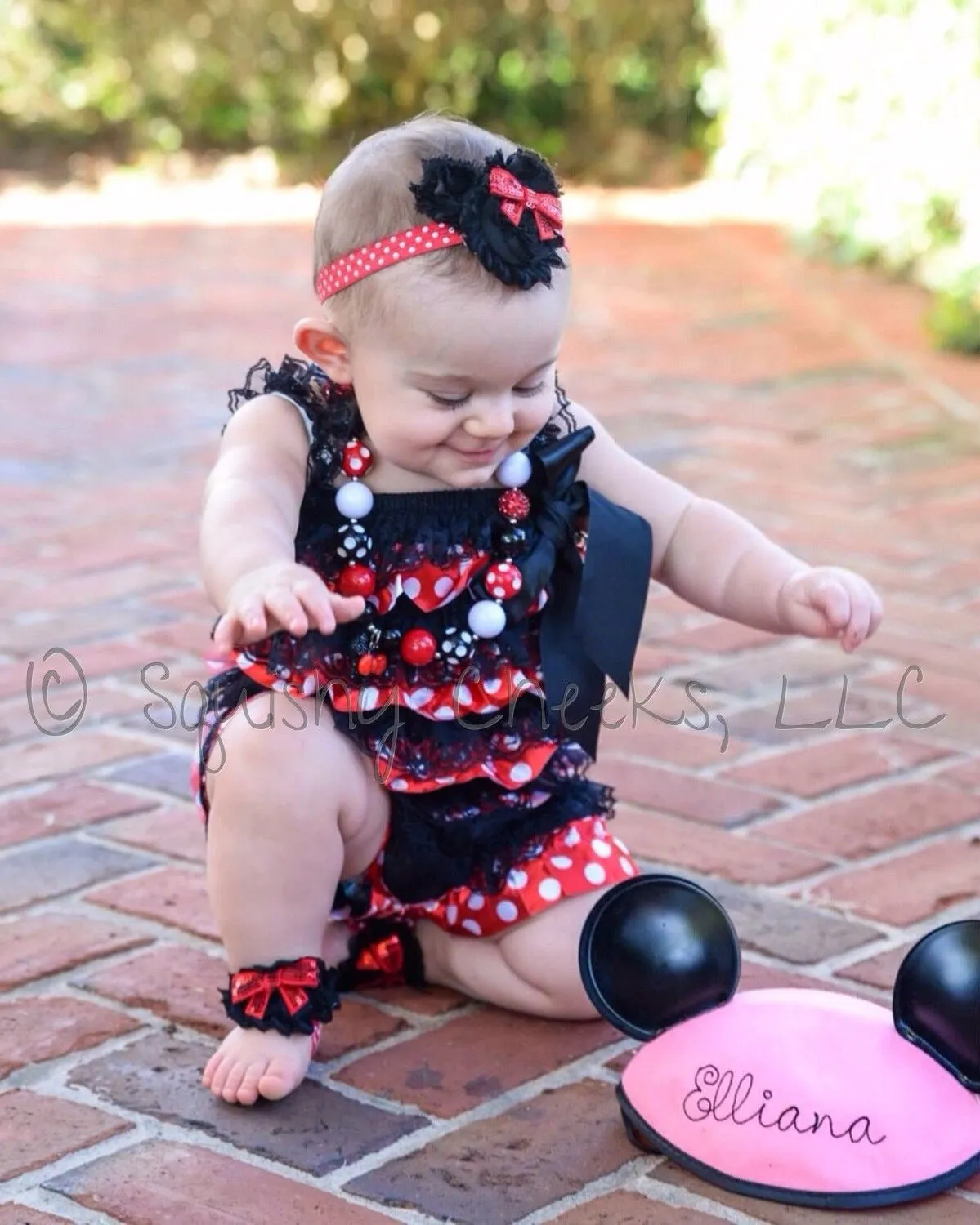 SALE Patterned Ruffle Rompers