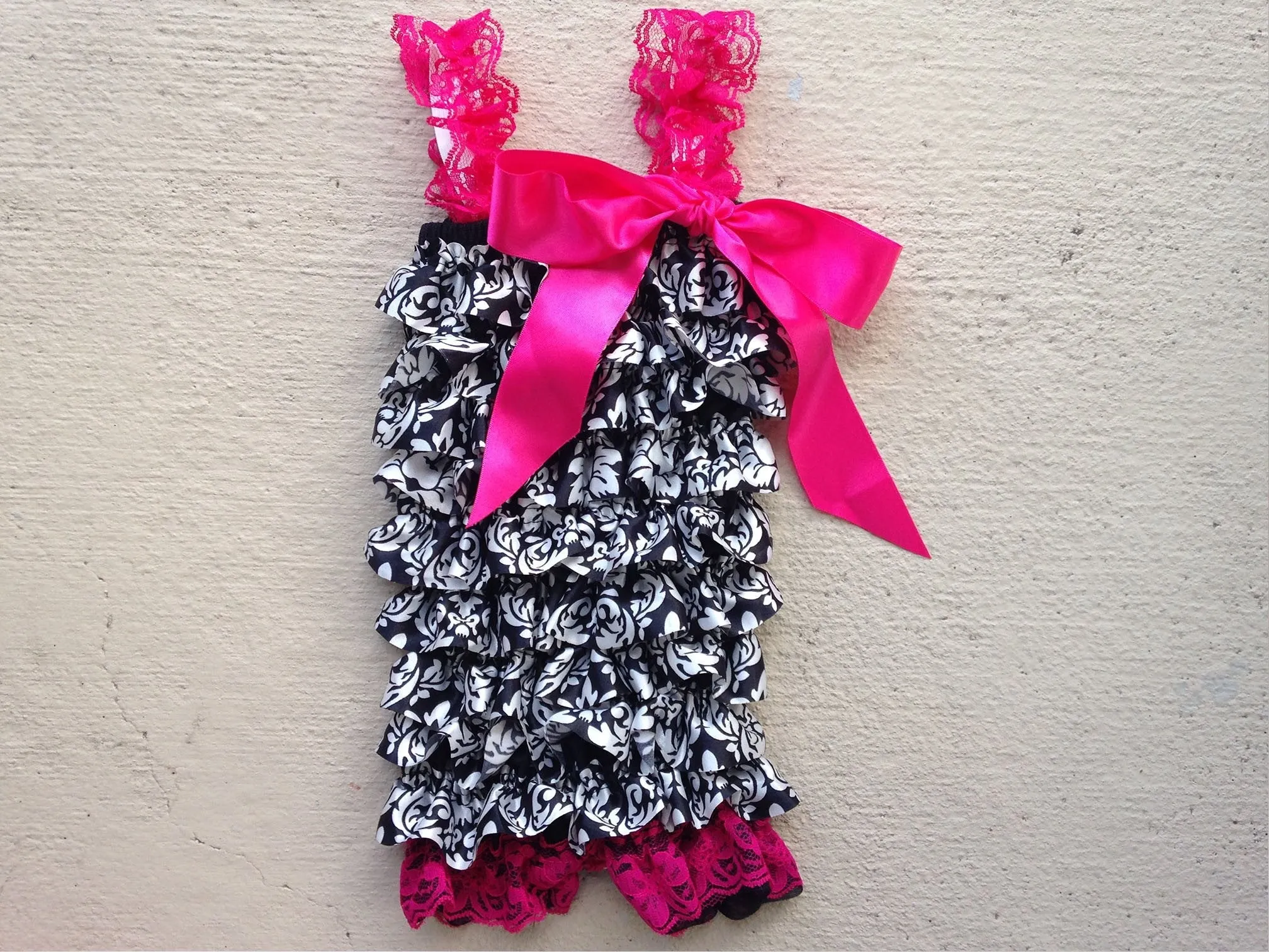 SALE Patterned Ruffle Rompers
