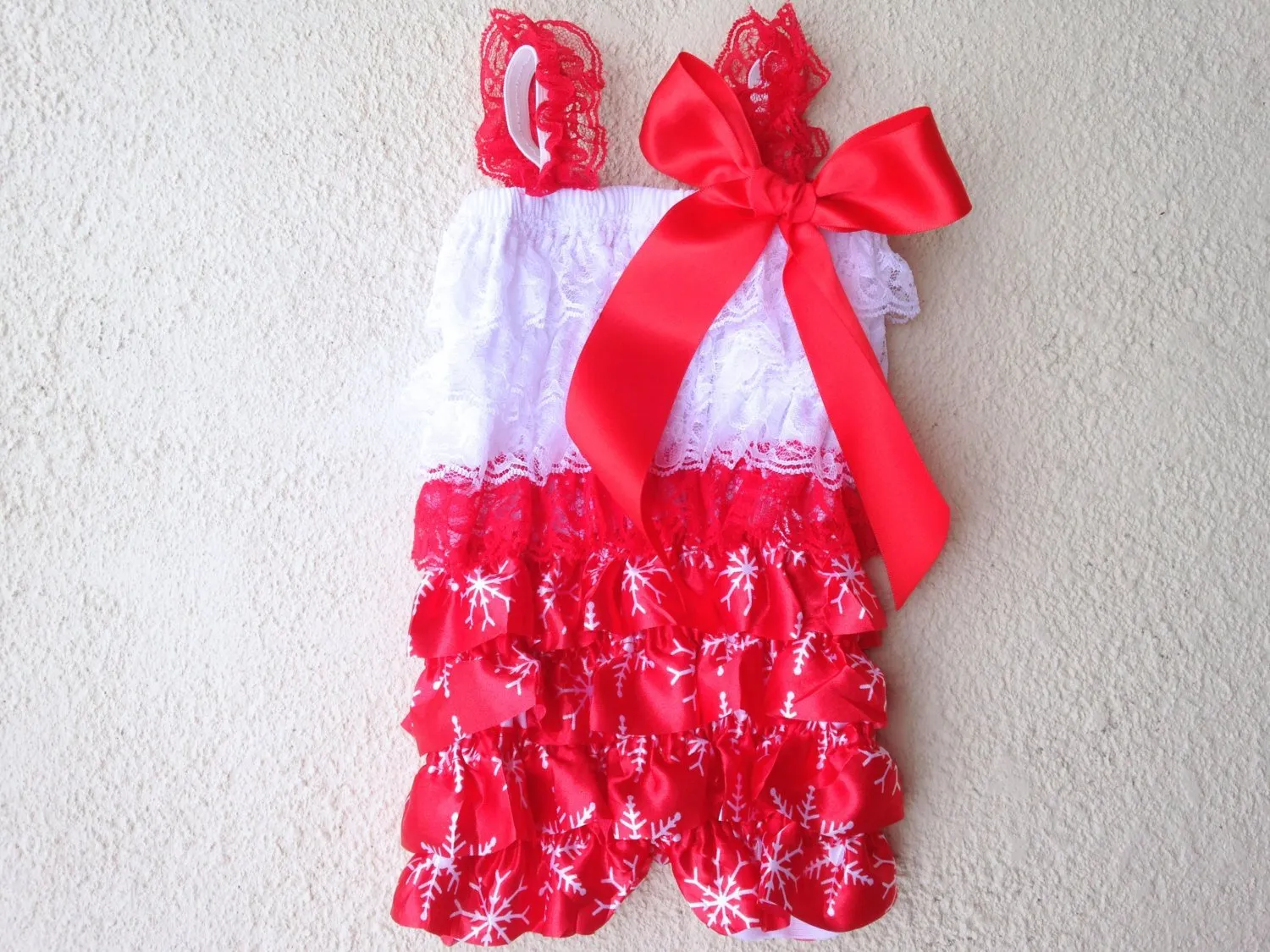 SALE Patterned Ruffle Rompers