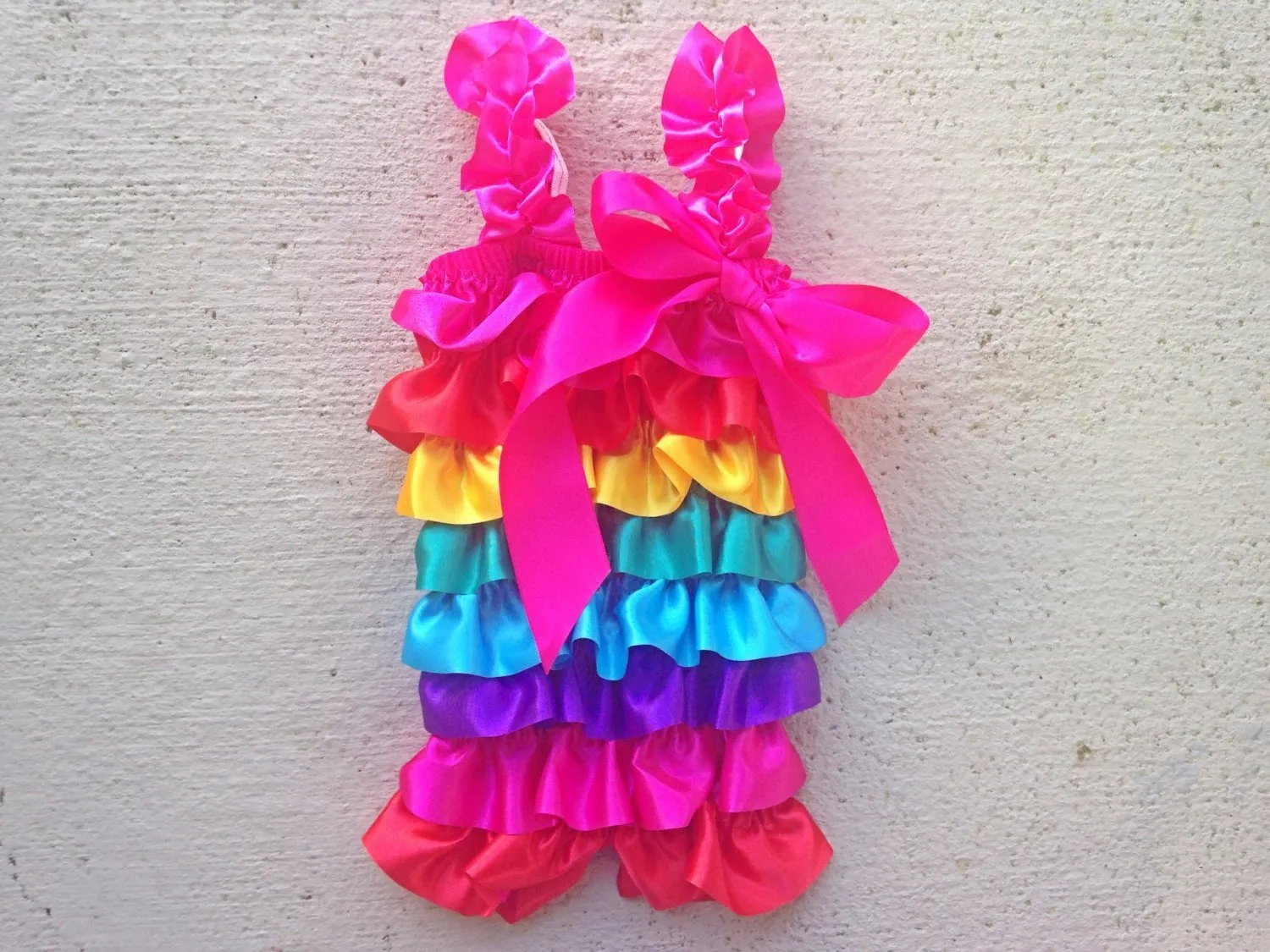 SALE Patterned Ruffle Rompers