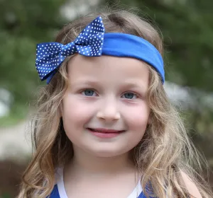 Sam Houston Girl's Pin Dot Headband