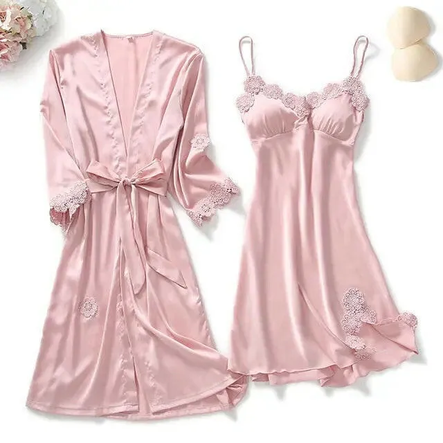 Satin Sleepwear 5 Pcs Pajama