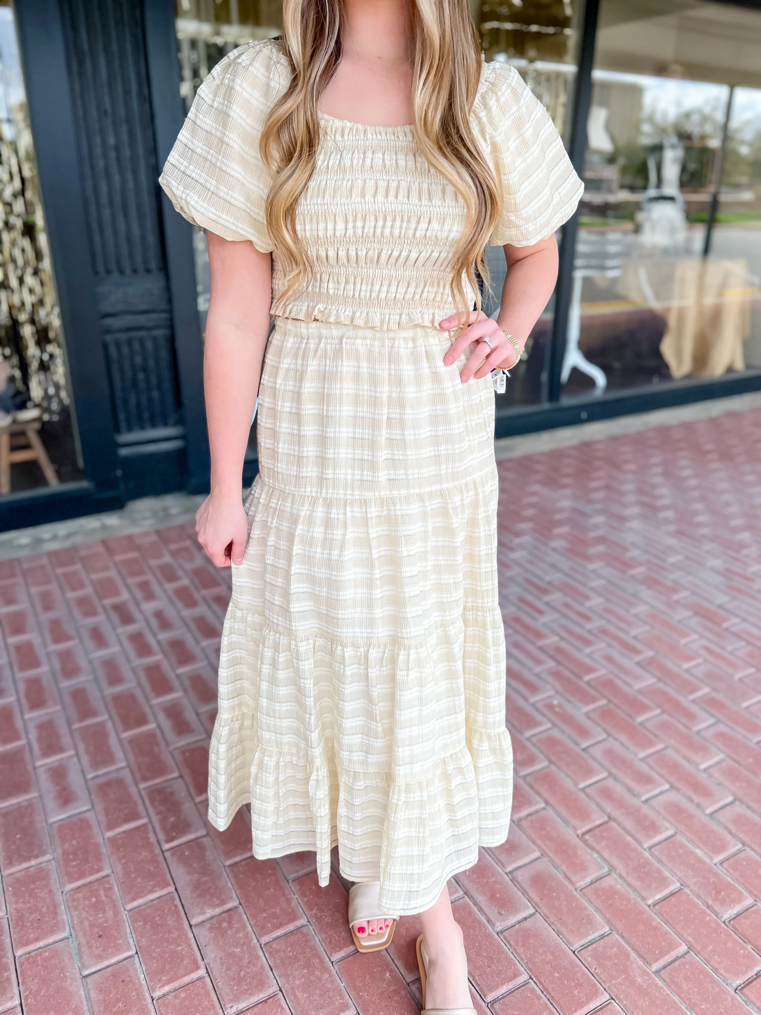 Savannah Stripe Two Piece Set